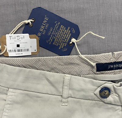 J.W. Brine Italy Fine Corduroy Pant Light Khaki US 38 IT 54