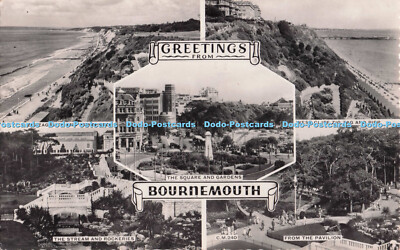 R696087 Grüße aus Bournemouth. Der Platz und die Gärten. Zick Zag Path und Pro