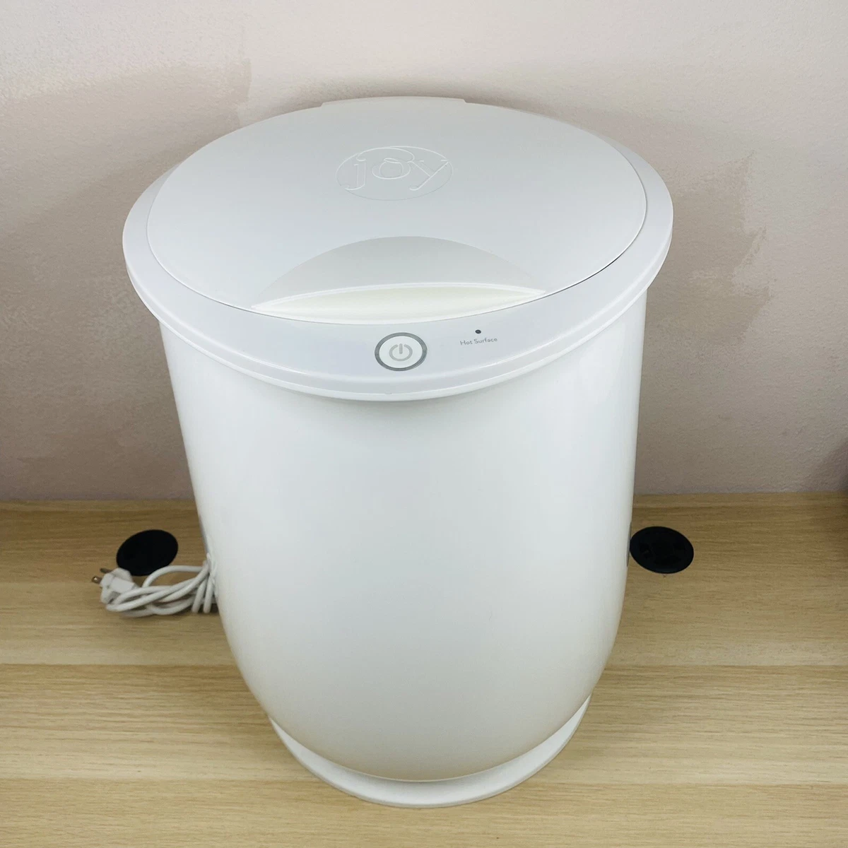 Single Touch JOY Luxury Spa Towel u0026 Blanket Warmer Heater Pure White  Electric 381431818663 | eBay
