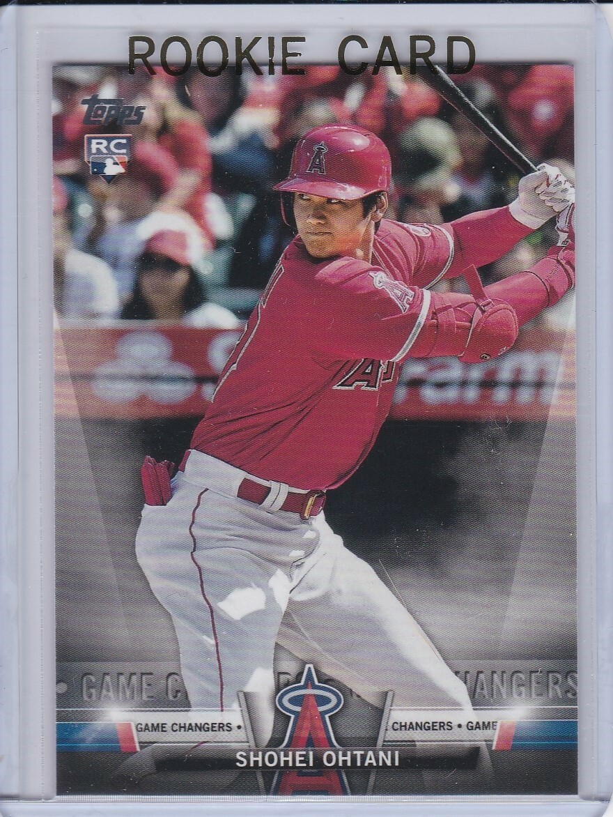 SHOHEI OHTANI ROOKIE CARD 2018 Topps GAME CHANGERS Baseball ANGELS 