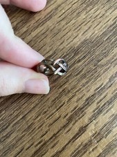 Ring- size 5- braid design on band