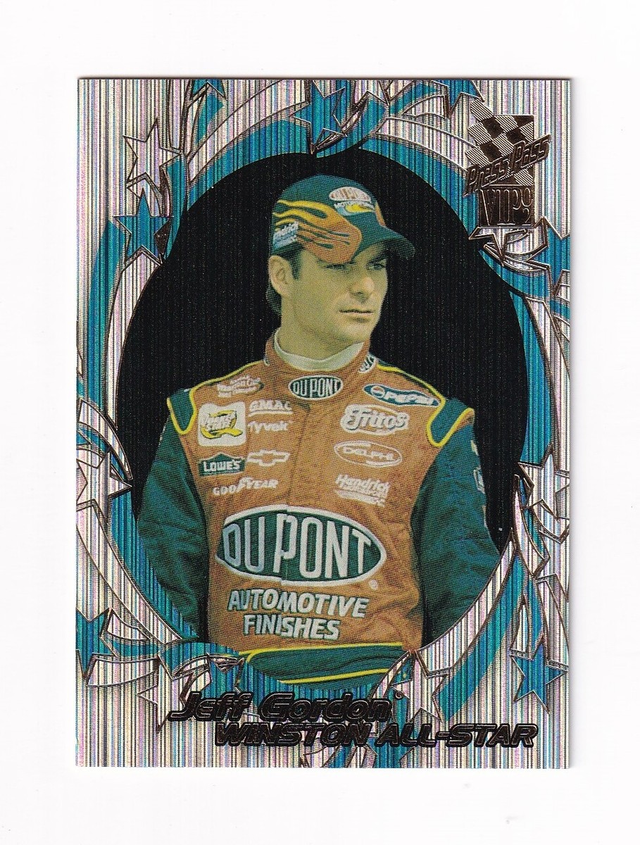 2002 VIP EXPLOSIVE LAZER NUMBERED PARALLEL #LX28 Jeff Gordon #036
