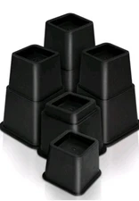 Adjustable Heavy Duty Bed Risers - Elevation in Heights 3, 5 or 8 Inch, Set Of 4