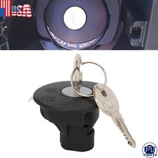 Tapa de tapón de tanque de combustible bloqueo de gasolina con 2 llaves para Ford Expedition Explorer F-150