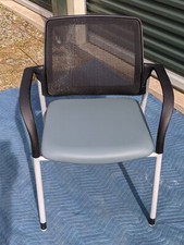 HON Ignition Multi-Purpose Stacking Chair 4-Leg Black 4-way Stretch Mesh Back