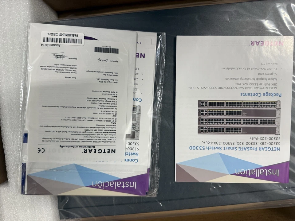 NETGEAR GS728TX-100NES ProSAFE 28-Port Stackable Smart Switch - Image 3 of 4