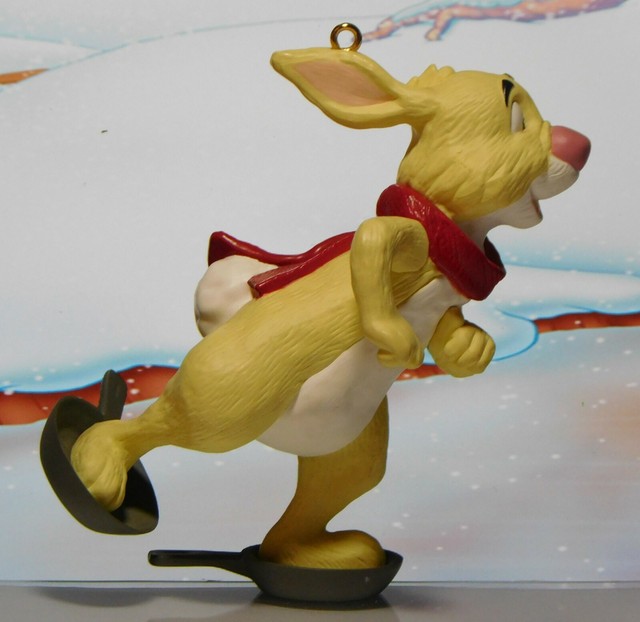 Disney Winnie the Pooh Skating Rabbit Hallmark Keepsake Ornament Disney