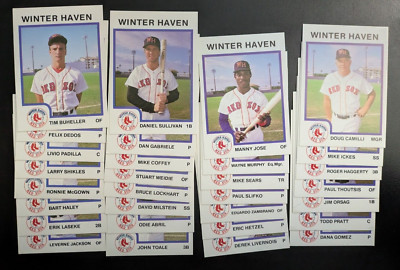 1987 ProCards Winter Haven Red Sox - You Pick 1 -  A Boston Red Sox Minor League