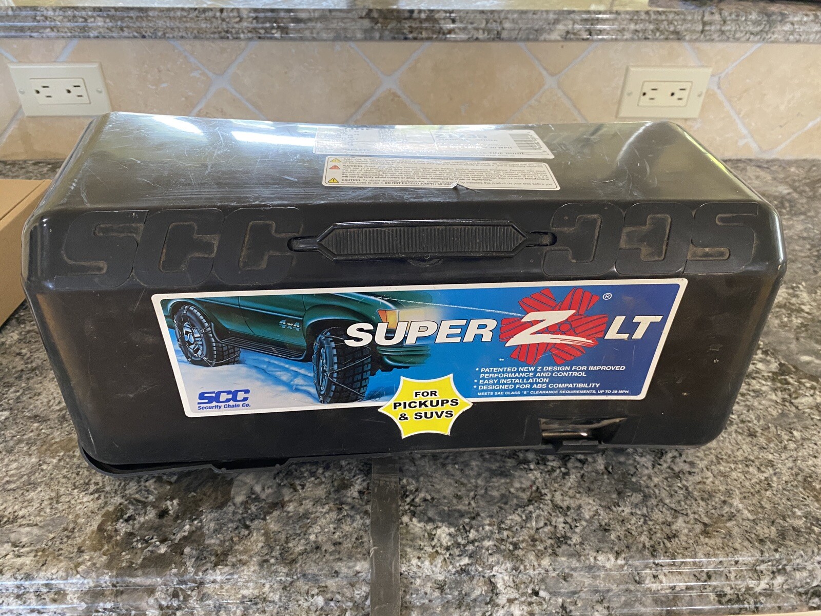 Tire Snow Chains Cables ZT735 SCC Super Z For Cars Pickups SUVs 235/75