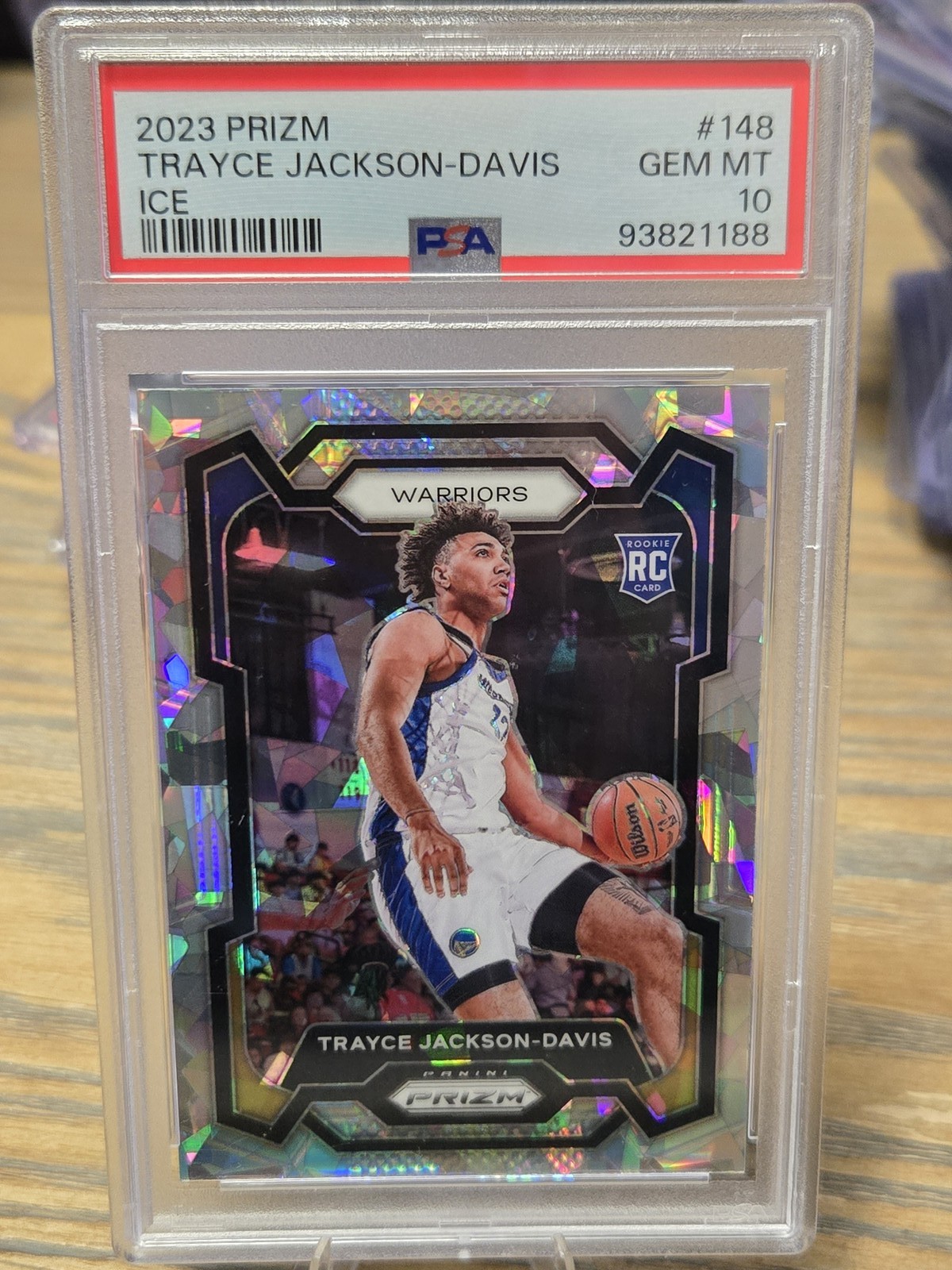2023-24 Panini Prizm - Trayce Jackson-Davis #148 Ice Prizm (RC)