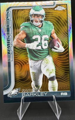 2025 Topps Chrome Saquon Barkley #248 Philadelphia Eagles Parallel /50