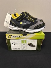 Boys' S Sport by Skechers Lapse Athletic Shoes Black Yellow Size 1