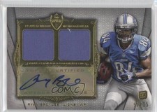 2012 Topps Supreme Auto Dual Relic 12/15 Ryan Broyles #SADR-RB Auto 0a3