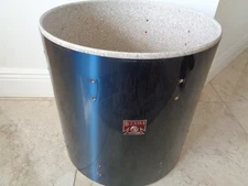 1982 VINTAGE TAMA SWINGSTAR 16" FLOOR TOM DRUM SHELL w/RED T BADGE MADE IN JAPAN