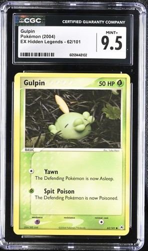 Gulpin graded CGC 9.5 for sale on eBay