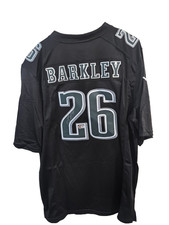 Saquon Barkley Signed Nike Philadelphia Eagles XL Jersey - Beckett BAS Authentic