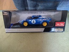 Sun Star 1/18 Lancia Stratos HF Rally Number 4 Blue Pre-Owned 14+