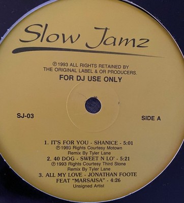 Various - Slow Jamz 3 (12'', Comp, Promo) 1993 Slow Jamz Sj-03