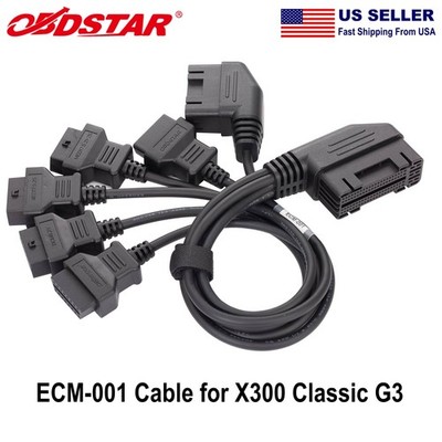 OBDSTAR ECM-001 Cable Read IMMO Data/ECU flasher work for X300 Classic G3