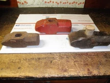 Rare Old Atha 10 & 6 lb. Sledge Hammer heads plus 10lb STAR MARK Octagonal Faces