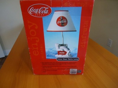 Coca-Cola Polar Bear Table Lamp (NIB)