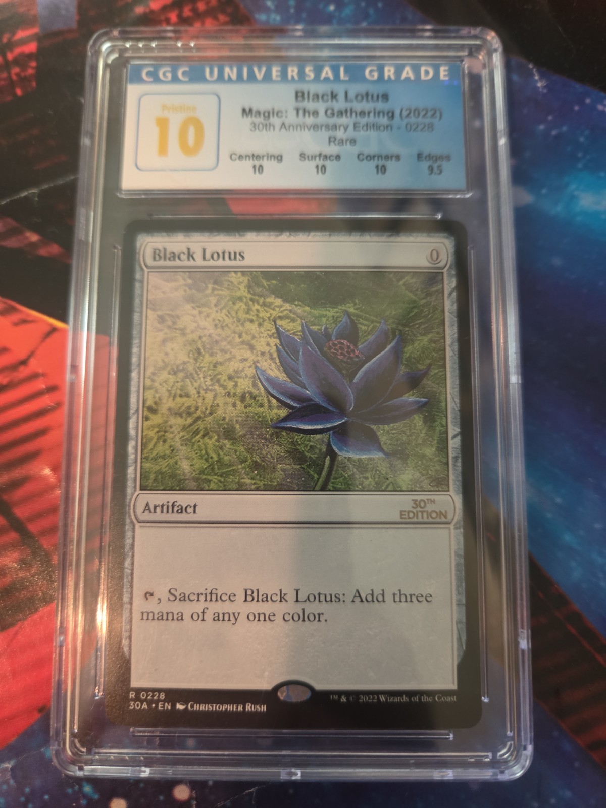 2022 Magic The Gathering 30th Anniversary 228 Black Lotus CGC PRISTINE 10 view 1