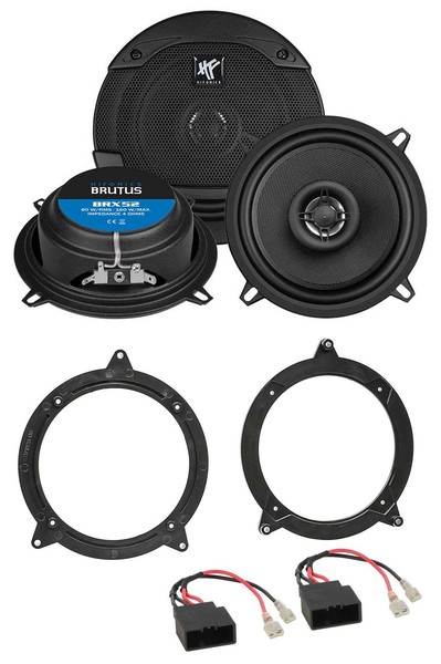 Hifonics 160Watt 2-Wege 13Cm Lautsprecher FüR BMW 3Er 1998-2005 FronttüR Auto Bo-image