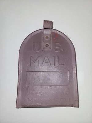 Purple Mailbox Door Lid Cover Opener 6.5 (6½) Inches Wide 8.75 (8¾) Inches Tall - Image 1 of 4