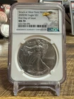 2020 (W) American Silver Eagle - NGC MS70 First Day of Issue Grade - West Point