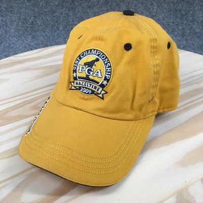 PGA Hazeltine 2009 Championship Ahead Baseball Cap Unisex Yellow OS Embroidered