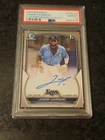 junior caminero 1st bowman auto psa 10
