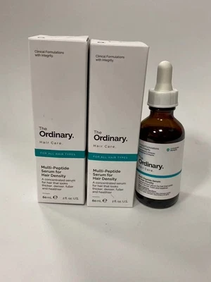 2X 60ml The Ordinary Multi-peptide Serum Density Hair Loss Care Liquid Women Men