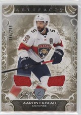 2024-25 Upper Deck Artifacts Gold Materials 144/299 Aaron Ekblad #83 10w9