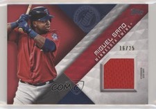 2018 Topps Major League Material Series 2 Red 16/25 Miguel Sano #MLM-MS 1u6