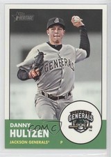 2012 Topps Heritage Minor League Edition Danny Hultzen (Green Background) #4 7a8
