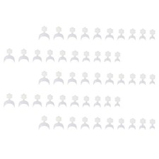 100pcs Artificial Fake Nail Pieces Lengthen Nail Crescent Patches Women Tips