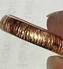 Solid 18k Yellow Italian Gold Wedding Band, Florentine Finish, Size 8, 2.6g