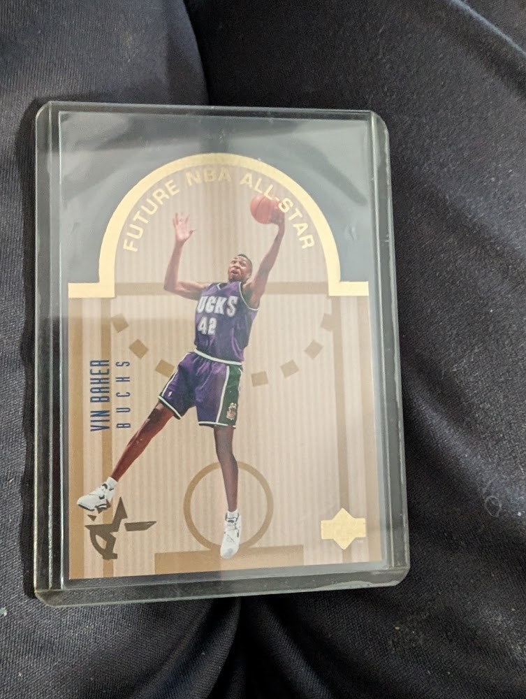 1993-94 Upper Deck SE Vin Baker Future NBA All-Star Die Cut Rookie RC #E8 Bucks