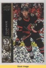 2021-22 Upper Deck Series 1 Speckled Rainbow Foil Colin White #132 READ 01ks