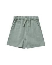 Rylee + Cru Collective Bermuda Short Blue 6-12M