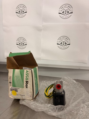 #ad ASCO Red Hat II Solenoid Valve EF8262H086 1 4quot; NPT 24VDC Air Gas $99.99