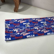 Buffalo Bills NFL Logo Fabric Blue Red White Sports Material 1yd 35 in-washed.