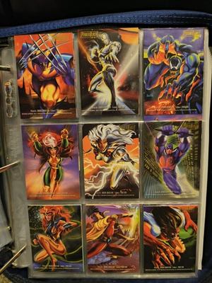 #ad #ad 1995 Flair Marvel Annual Power Blast Complete Set AND 2x 3 DUOBLASTs C $100.00