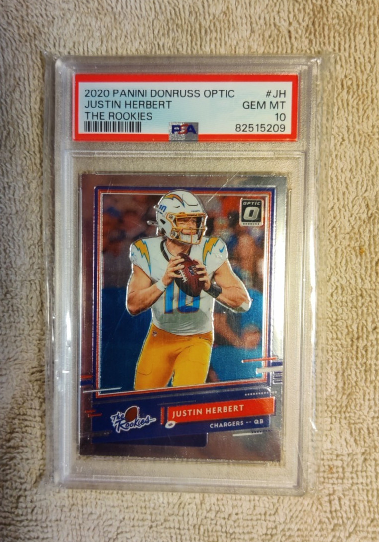 Justin Herbert Panini Donruss Optic the Rookies #JH Base