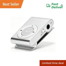 Mini MP3 Player, Portable Digital Music Media Player, Mini MP3 with Back Clip...