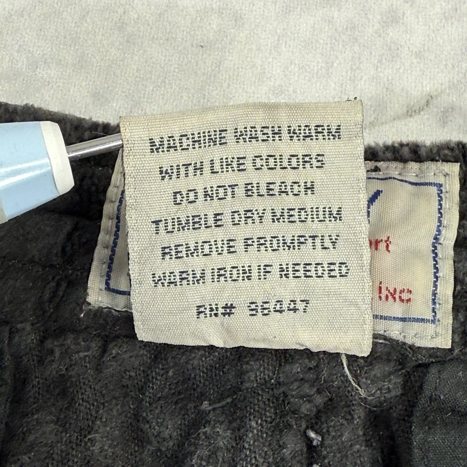 Pantalones de pana vintage Diss Jeans Jumbo Cord 32x29 negros holgados años 90 raros Foto 4 de 4