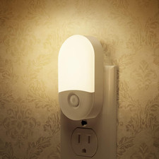 Night Lights Plug into Wall, 2 Pack LED Dimmable Night Light with Light Sensor