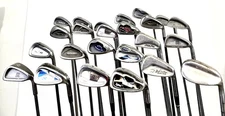 Wholesale Lot of 24 Golf Clubs - Right Handed - Assorted Irons and Wedges