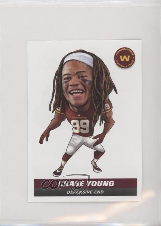 2021 Panini NFL Sticker & Card Collection Stickers Chase Young #345 0b3