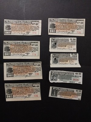 Konvolut 9 alte Eisenbahn Anleihe Zinsscoupons 1922-1972 Zugwagen...